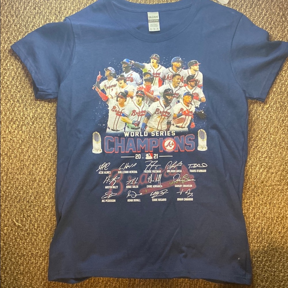 Gildan Blue World Series Champions Tee